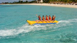 banana boat rides Nachi Beach Break Cozumel
